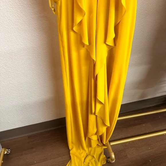 BCBGMaxAzria Vibrant Yellow Maxi Dress - Picture 5 of 10